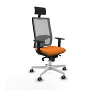 Horna sincro malla gris similpiel naranja brazos 1d base blanca cabece