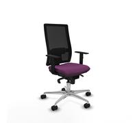 Horna sincro malla negra similpiel morado brazos 1d base aluminio rue