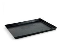 Hornear cacerolas Agnelli Rectangular Sheet Metal Azul, Espesor 0,8 cm, Negro, 45x35x3 cm