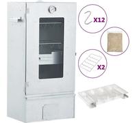 Horno ahumador de BBQ con generador humo frío acero galvanizado