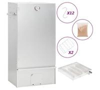 Horno Ahumador De Bbq Con Generador Humo Frío Acero Galvanizado Vidaxl