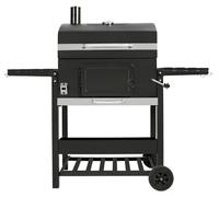 Horno ahumador XL-BBQ, parrilla de carbón, portátil para uso en exteriores y jardín