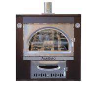 Horno de leña de empotrar Maximus 100 Deluxe INC INOX - Esmalte de cobre