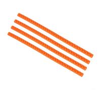 Horno Interior Silicona 4 Piezas - Rejilla Antiadherente 230°C para Hornos Eléctricos y - Borde Seguro 35cm(Orange)