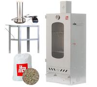 Hornos ahumadores modelo 7012 + generador de humo + mesa
