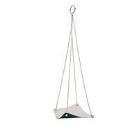 HOSEONFN para Colgador de Plantas, para Uso en Interiores y Exteriores, Cuerda de algodón y Cuero de PU, Soporte para macetas suculentas bonsái, decoración de Pared para Sala de (Verde 20cm)