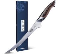 HOSHANHO Cuchillo de Filete 23 cm, Profesional Cuchillo para Pescado | Cuchillos de Cocina Súper Afilado, Cuchillo de Filetear de Acero Inoxidable con Mango Ergonómico