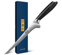 HOSHANHO Cuchillo de Filetear 18 cm, Cuchillo Deshuesador para Filete | Cuchillo para Filete para Pescado Japonés Profesional Ultraafilado de Acero conAlto Contenido de Carbono con Mango Ergonómico