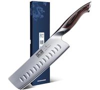 HOSHANHO Cuchillo Nakiri de 18 CM, Cuchillo de Cocina Japones Multiusos