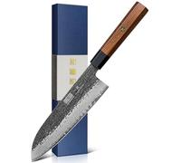 HOSHANHO Cuchillo Santoku de 18 cm, Cuchillo de Chef Cuchillo de Cocina
