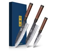 HOSHNAHO, juego de 3 cuchillos de cocina, estilo japonés
