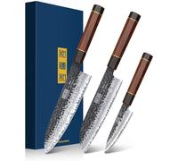 HOSHNAHO, juego de 3 cuchillos de cocina, estilo japonés