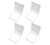 Hosrivae Cubierta de enchufe, cubierta de interruptor de luz, blanco tipo 86, carcasa protectora delgada impermeable, paquete de 4 protectores de enchufe de interruptor eléctrico para interiores y