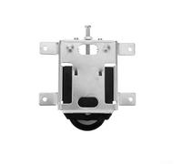 Hosrivae Kit de repuesto de polea de rodillo de puerta corredera personalizable para armarios y armarios, 2 pares de ruedas de aleación de nailon y hierro