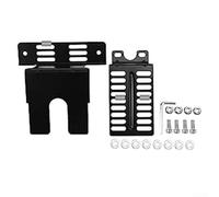 Hosrivae Kit de soporte para asador de hierro resistente, parrilla de barbacoa, estante de montaje de altura ajustable, cocina uniforme, compatible con la mayoría de parrillas de barbacoa estándar