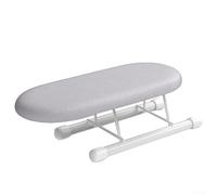 Hosrivae Mini tabla de planchar con mangas con escotes portátiles y patas más escritorio para planchar de viaje para puños, estación de acero plegable (B)