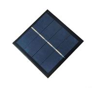 Hosrivae Panel solar policristalino compacto de 90 x 90 mm, 1 W, 2 V, módulo de carga para baterías recargables AA de 1,2 V para acampar al aire libre, fuente de alimentación en el hogar