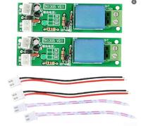 Hosrivae Paquete de 2 módulos de relé de retardo de 12 V con doble disparador, temporizador ajustable de 0 a 60 minutos, capacidad de carga de 10 A para automatización del hogar y sistemas de control