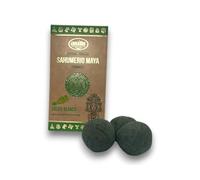 HOSTENATURA Bombitas Defumación Maya Salvia Blanca AUM FRAGANCES - Esferas Mágicas Sahumerio Maya 8 bombitas Incienso Purificación