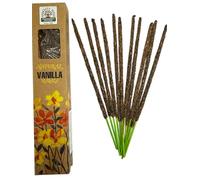 HOSTENATURA Incienso Natural Vainilla Namaste India Natural Masala - 1 cajetilla de Incienso orgánico 30gr