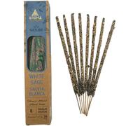 HOSTENATURA Incienso Orgánico Natural Aroma Nature - Hecho a Mano - Sin Productos tóxicos - Sin crueldad Animal (Salvia Blanca)