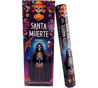 HOSTENATURA Incienso Sac Santa Muerte | Caja de 120 Barritas de Incienso Hexagonal | Aroma Esotérico, Espiritual y Envolvente