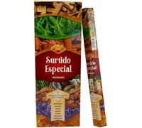 HOSTENATURA Incienso Sac Surtido Especial | Caja de 120 Barritas de Incienso Hexagonal Variado | Sándalo, Canela, Coco, Mirra, Copal, Romero y Lavanda