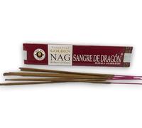 HOSTENATURA Incienso Sangre de Dragon Golden NAG Dragon Blood Masala Agarbathi - 1 cajetilla de 15gr