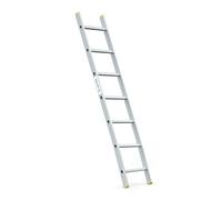 HOSTRÖM Escalera Simple StablePro 7 peldaños de Aluminio, Ligera y Duradera, Altura máxima de Trabajo 2,95 m, garantía de 5 años, Carga máxima 150 kg.