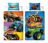 Juego De Ropa De Cama Hot Wheels Cama Individual Con Funda Nórdica 2-en-1