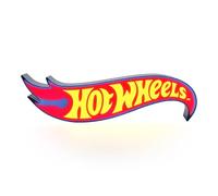 Paladone Hot Wheels – Luz nocturna con logotipo de carreras, decoración de sala de juegos – Única