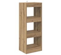 Hothingwell - Biblioteca de 3 niveles, 37 x 30 x 103 cm, madera de | Estanterías independientes, acabado opaco, fijación a la pared, hardware incluido, mantenimiento con plumero