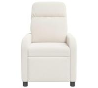 Hothingwell - Sillón reclinable moderno, tejido rizado, color crema | Ángulo de 115-160°, relleno de espuma, diseño contemporáneo, fácil limpieza
