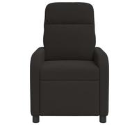 Hothingwell - Sillón reclinable moderno, tejido rizado, color negro | Ángulo 115-160°, Apoyabrazos plano, relleno de espuma, diseño contemporáneo