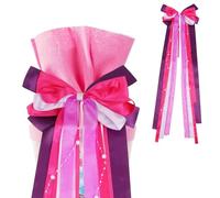 HOTUT Lazo de Bolsa de Azúcar, 60x20CM Arcos Lazos de Regalo, Decoración Boda de Coche, Decoración de Bolsas de Azúcar para Comienzo del Colegio, para Bodas,Fiestas, Envoltorios de Regalo