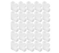 HOUDERCO 20 Unidades Conector para Armario y Zapatero de Plástico Blanco Diseño Reforzado y Enlace de 3 Vías para Almacenamiento de Ropa y Uso Diario Instalación Sencilla y Soporte Estable