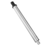 HOUDERCO Adaptador de Poste para Cepillo de Limpieza de Inodoro en Acero Inoxidable Negro Multiusos para Limpieza de Baños y Escobillas