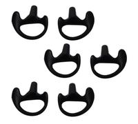 HOUDERCO Tapones Molde Acústico Silicona Auriculares para Tubo de 3 Pares Cómodos y Duraderos Negro Reutilizable Bloqueo del Canal Auditivo para Ejercicio Intenso