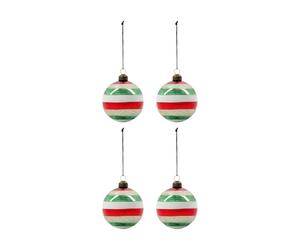 House Doctor Bola de Navidad Happ Ø8 cm set de 4 Multi