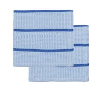 House Doctor Paño de cocina Rena Azul claro-azul. 30x30 cm. pack de 2