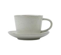 House Doctor Taza y plato Pion 23 ris-blanco