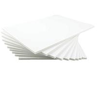 House of Card & Paper Pizarra de espuma blanca tamaño A2, 420 x 594 x 5 mm, 20 hojas por caja