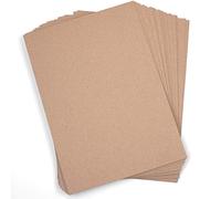 House of Card & Paper - Tarjeta de papel kraft (280 g/m², tamaño A5, 100 hojas), color marrón