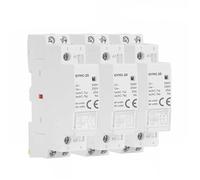 Household Contactor AC24V 48V 110V 220V 2P 25A 2NC 2NO 1NO1NC 50/60Hz 1pcs(2P 25A 2NO AC48V)