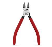 HOUSERAN Alicates de Corte,152mm, Cortador Alambre, Alicate de Cortes Lateral, Alicates Joyeria, para Joyería, Flores Artificiales, Artesanía, Rojo, 1 Pack