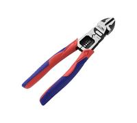 HOUSERAN Cortadores de alambre, cortador lateral con pelacables y crimpadora, cortador de alambre de 8.6 pulgadas resistente, cortadores diagonales 3 en 1 para cortar, prensar y pelar