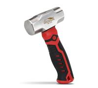 HOUSERAN Maza 454g Acero Templado, Mini Demolición Ligera Albañilería | Cabezal acero templado alta densidad, mango fibra vidrio, impacto concentrado, albañilería y demolición ligera