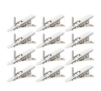 Housoutil 100 Pinzas Metálicas Mini para Decoración Navideña Clips para Adornos del Árbol de Navidad de 25 CM Multiusos para Flores Navideñas y Coronas Accesorios para Decoración del