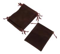 Housoutil 20 Unidades Bolsa de Felpa Corta para Joyas Diseño de Cordón, Almacenamiento Seguro y Tamaño Pequeño Adecuado para Regalos y Suministros para Fiestas