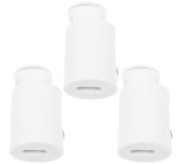 Housoutil 3 Piezas Ganchos para Toallas para Radiador de Pared en Plástico Blanco, Diseño Práctico y Fácil de Usar para Almacenamiento Hogar